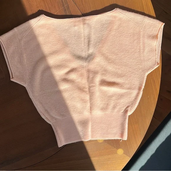 - JCrew feather weight cashmere sweater - Picture 3 of 4